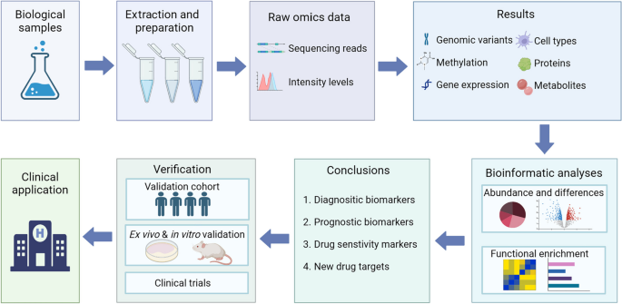 组学研究的 workflow
