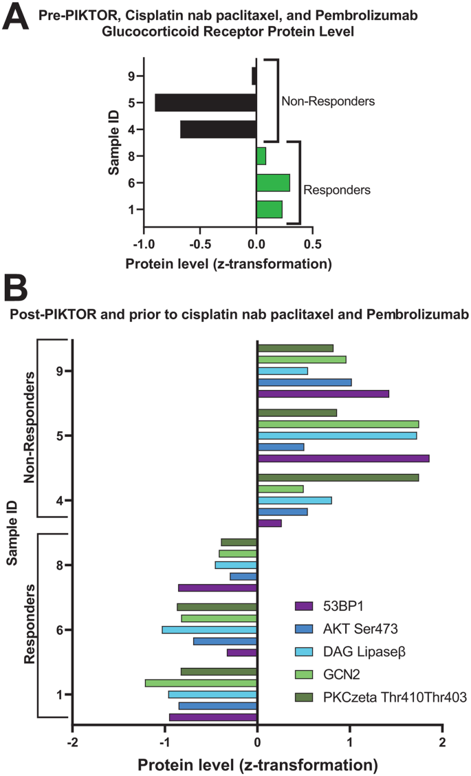 获益与非获益患者蛋白质组差异