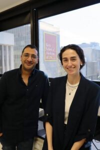 Mohamed Abou-el-Enein与Amaia Cadinanos-Garai合照